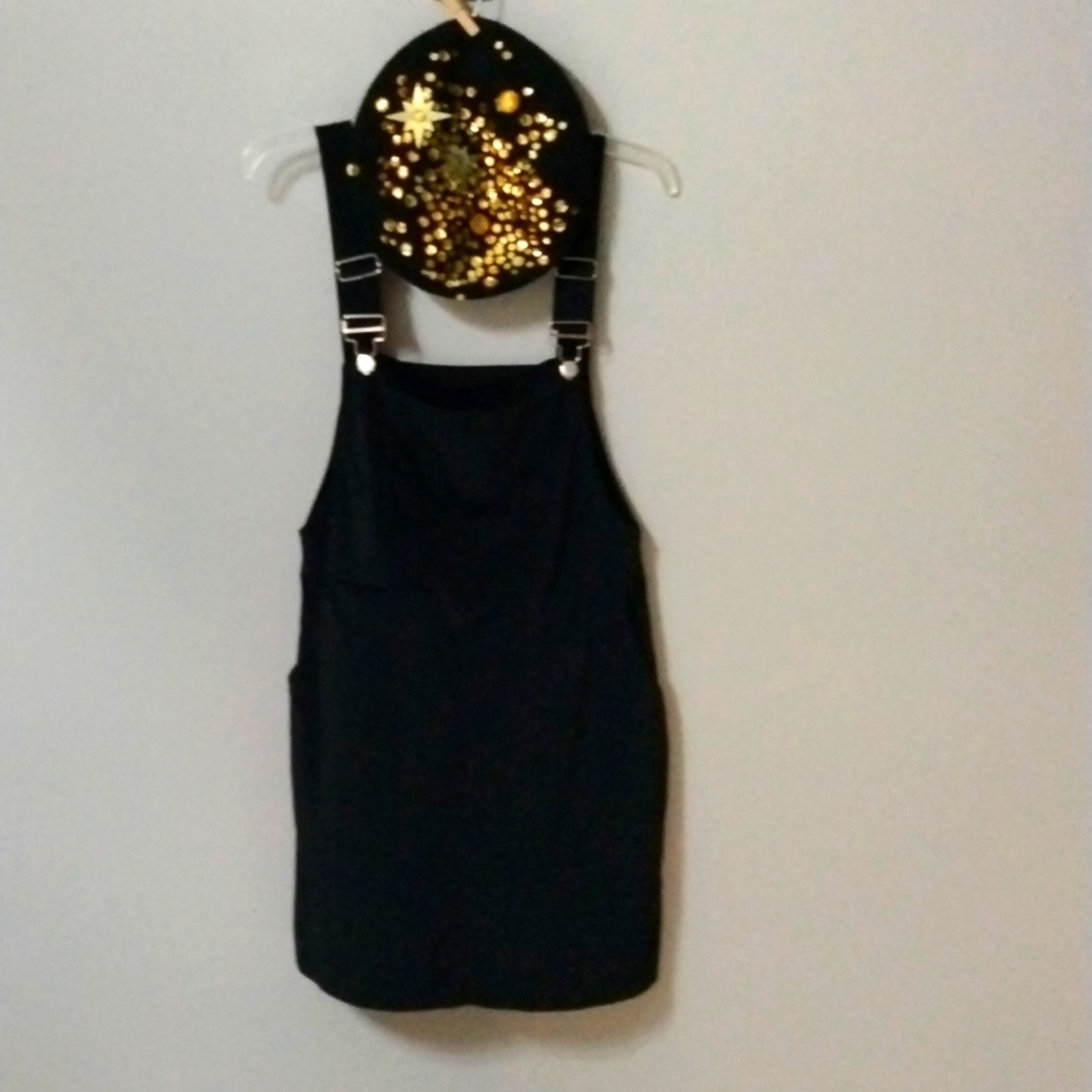 Women's adjustable Soft Corduroy Jumper Dress Sz medium